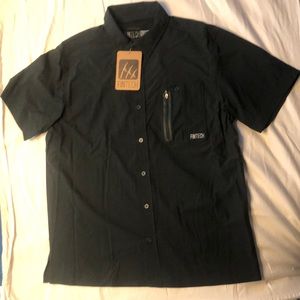 Large mens short sleeve Fintech performance shirt